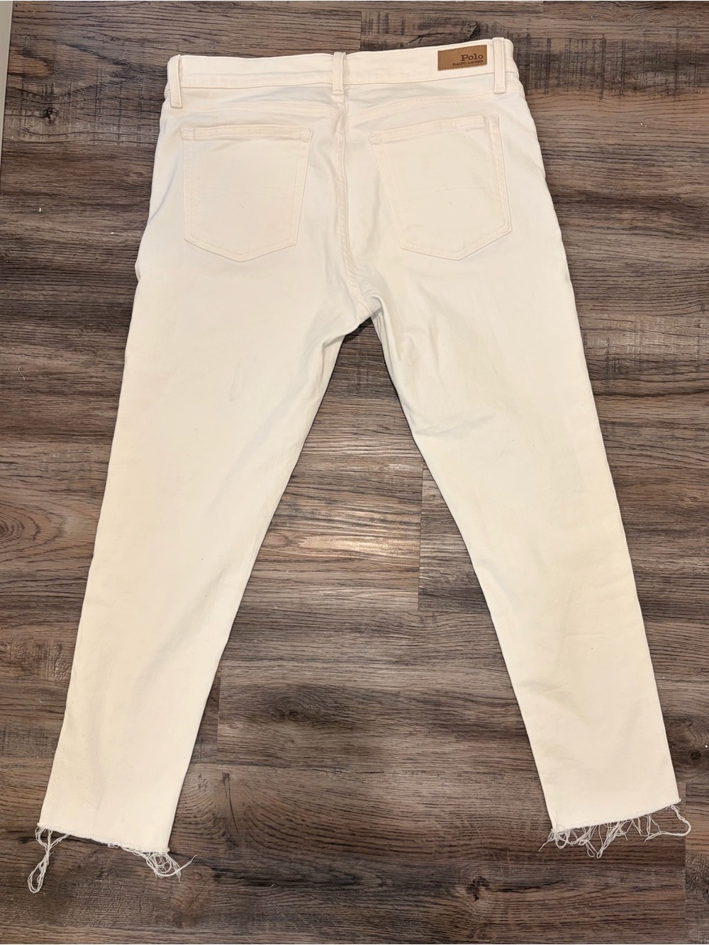 Ralph Lauren Polo High-ride ankle skinny jeans with raw hem Size 31 - Picture 2 of 6